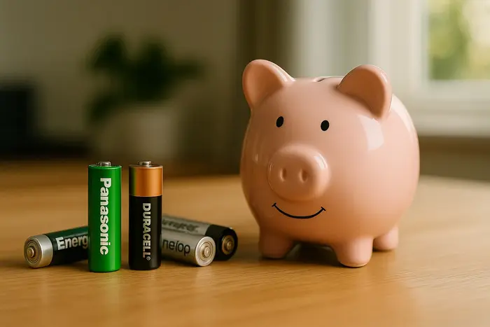 Cuánto dinero puedes ahorrar usando pilas recargables en vez de desechables