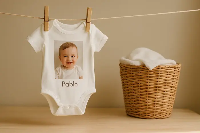 Cómo lavar y cuidar un body para bebe personalizado para que no pierda el diseño