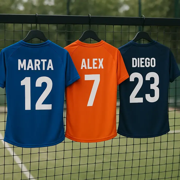 Da lo mejor en cada partido con camisetas de pádel personalizadas