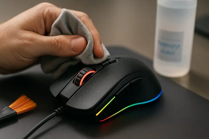 Cómo limpiar y mantener tu ratón Mars Gaming para que dure años