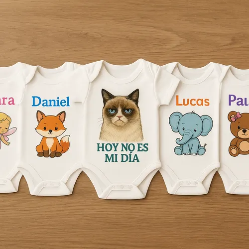 Encuentra el mejor body para bebe personalizado
