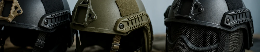 Casco de airsoft táctico para protección y montaje de accesorios