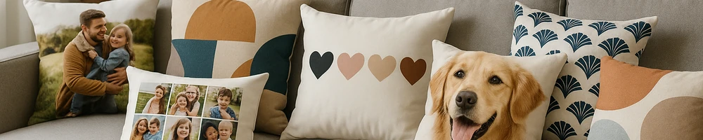 Cojín personalizado con foto para decorar sofá o cama