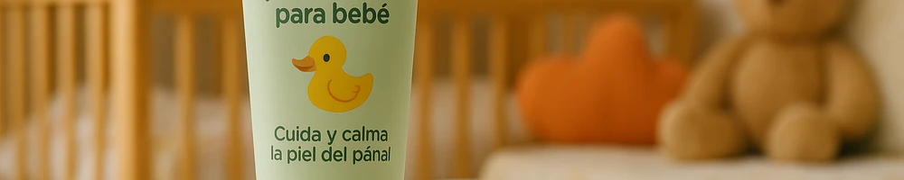 Tarro de crema de pañal para piel sensible del bebé