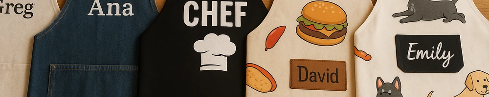 Delantal personalizado con bolsillo, diseño a medida para cocina y taller