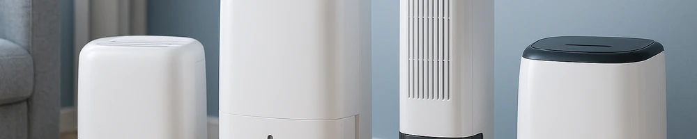 Deshumidificador moderno y silencioso para reducir la humedad en casa