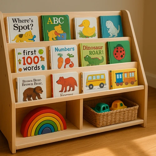 Estantería-Libreria Montessori: Un mueble a su altura