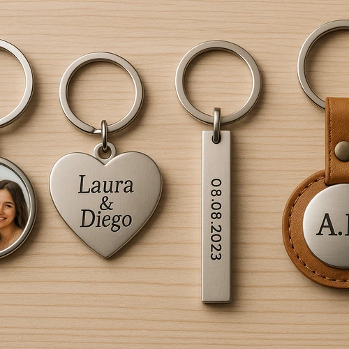 Ten siempre cerca tus recuerdos con llaveros personalizados