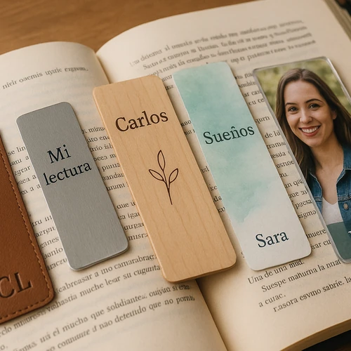 Lee y disfruta con un marcapáginas personalizado