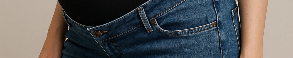 Pantalón vaquero de premamá en varios cortes y tallas, cómodo durante el embarazo