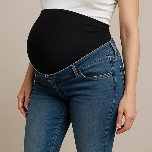 Vaqueros premama: Estar embarazada no significa renunciar a tu estilo