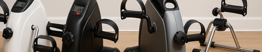 Pedales estáticos para ejercicio y rehabilitación en casa