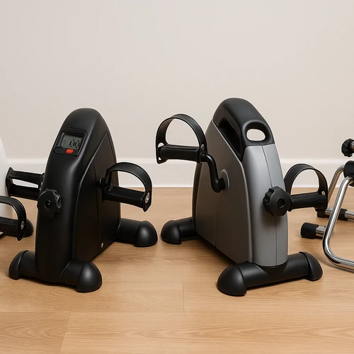 Sigue con el ejercicio con pedales estaticos en casa