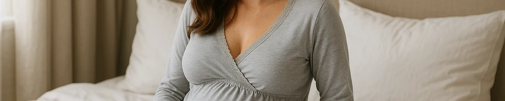 Pijama de premamá cómodo para dormir durante el embarazo