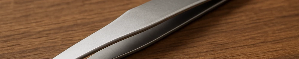 Pinzas de depilar de precisión para eliminar el vello con cuidado