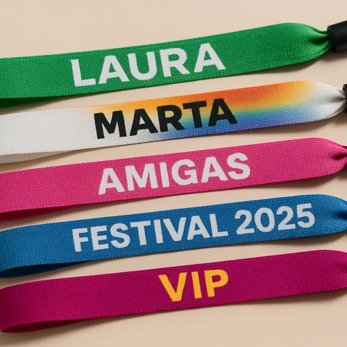 Pulseras de tela personalizadas: Recuerdos y eventos inolvidables