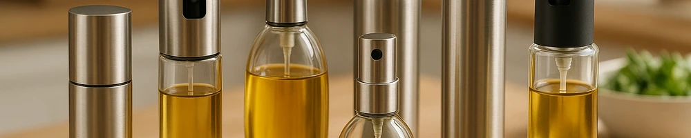 Pulverizador de aceite para cocina, dosificador reutilizable y ergonómico