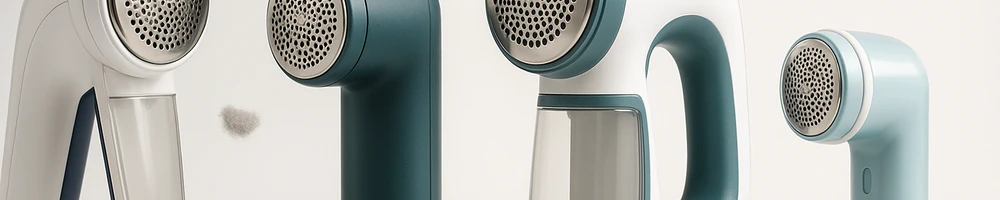 Quitapelusas eléctrico sobre tejido para eliminar pelusas y bolitas