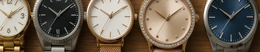 Reloj para mujer elegante con esfera redonda y correa metálica, diseño actual