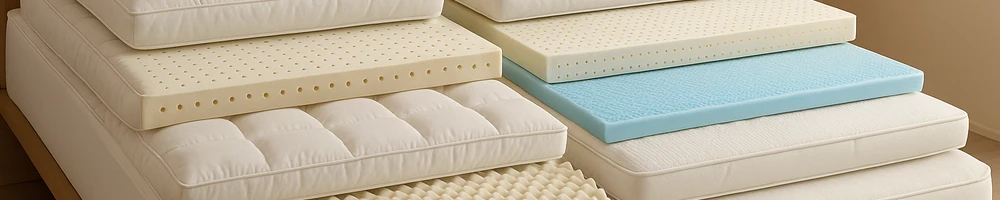 Topper de colchón viscoelástico para mejorar el confort y proteger el colchón
