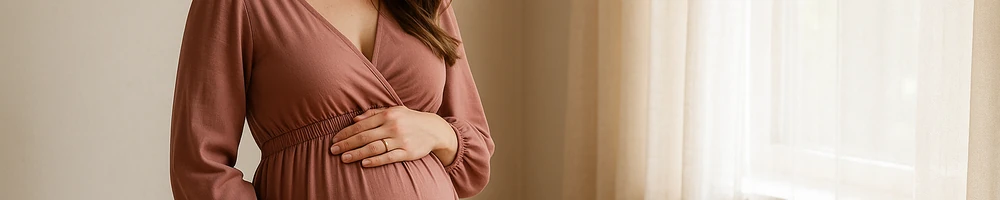Vestido premamá elegante y cómodo para embarazadas