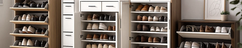 Zapatero funcional para recibidor, mueble práctico para guardar y organizar calzado