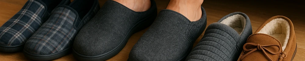 Zapatillas de casa para hombre cómodas para uso en interiores