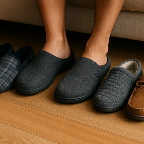 Siéntete cómodo en casa con las mejores zapatillas para casa de hombre