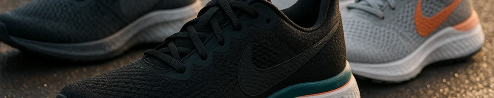 Zapatillas de deporte para hombre en varios colores sobre fondo neutro