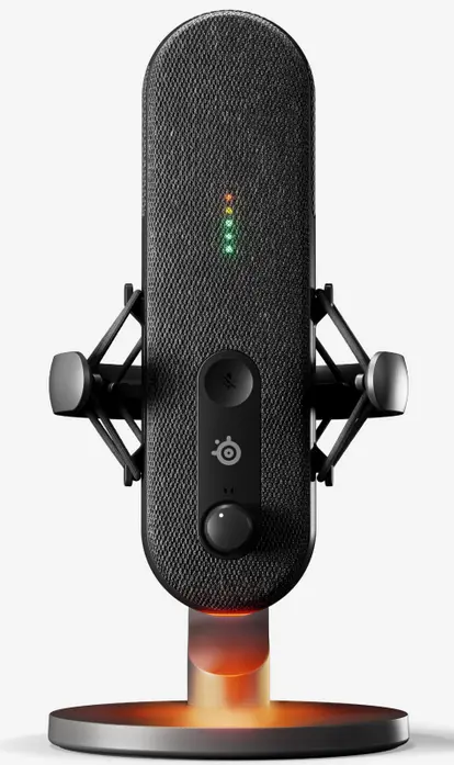 Micrófono SteelSeries Alias con diseño minimalista y calidad de estudio