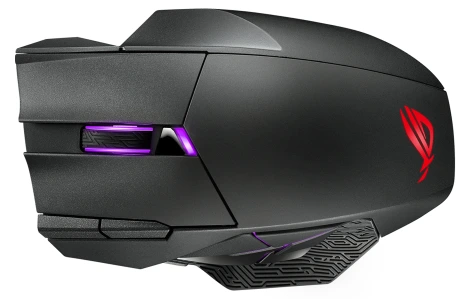 ASUS ROG SPATHA X, ratón premium para MMO con 12 botones programables y base de carga